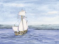 America's first transatlantic ship