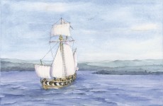 America's first transatlantic ship