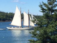 Monday parade through the Thorofare