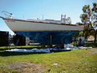 An old boat gets a new waterline