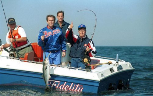 george bush cigarette boat Late President Bush's 75-mph speedboat is up for auction PHOTOS: George H.W. Bush and