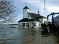 Photo by Russ RothIt's hard to image, but several months after these pictures were taken, the Royal Kennebeccasis Yacht Club was open and doing business.