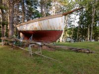 Photo courtesy David RoperPhyllis, the 28-footer David's parents owned when he was a kid. This recent photo of her shows sheÕs still alive . . . barely.