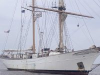 Photo courtesy Jack FarrellNow this is a nice-looking boat: The Corwith Cramer, a brigantine sailed out of Woods Hole, Mass.