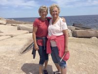 The author's ÒmermaidsÓ on the ÒDance FloorÓ at Baker Island, Acadia National Park, Maine.  Photo courtesy Tim Plouff