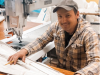 Hallett Sails shifts to mask making
