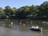 Low tide padding on the Ipswich River