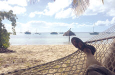 Wintertime, and the livin' is easy: Kicking back in Manjack Harbor, in the Abacos, a group of islands and cays in the northern Bahamas.Photo courtesy Albert Presgraves