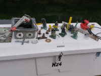 Photo by Ron WeissExploded views (top and bottom) of last year’s most difficult conquest, the sea chest. Sometimes looks are deceiving.