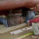 Foster brought some clamps.