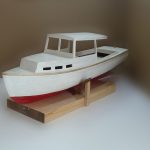 A lobsterboat model