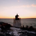 Perched on the western edge of Newport's shore since 1890, Castle Hill Light is a great reminder of how narrow, foggy and busy the entrance to Narragansett Bay can be.