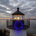 Ned’s Point is only 39 feet tall, but boasts a six-second isophase light that casts its beam 12 nautical miles out into Buzzards Bay from the birdcage-style lantern.